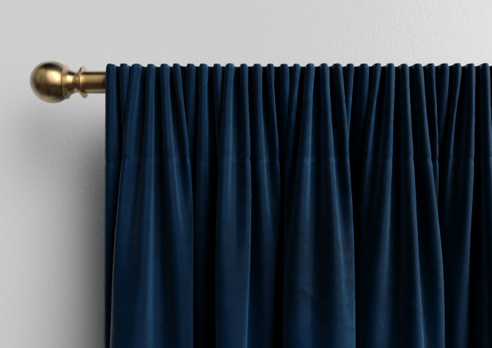 Ultra Luxe Velvet, Deep Blue - Made to Measure Curtains - Image 9